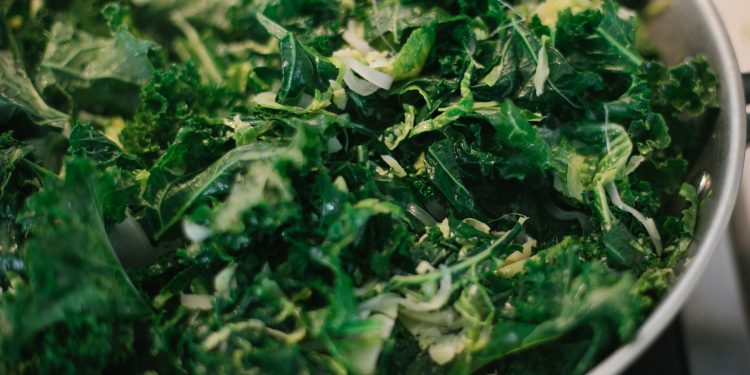 Warm Kale & Brussels Sprouts Salad