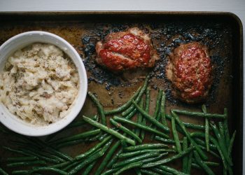 Mini Meatloaf Sheet Pan Dinner